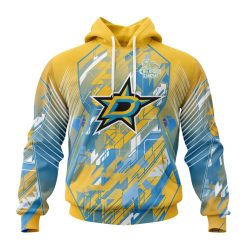 NHL Dallas Stars Against Childhood Cancer Pullover Hoodie