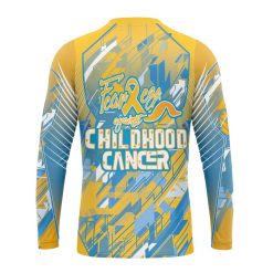 Alternative view of NHL Detroit Red Wings Against Childhood Cancer Sweatshirt