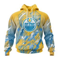 NHL Edmonton Oilers Against Childhood Cancer Pullover Hoodie