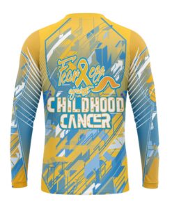 Alternative view of NHL Edmonton Oilers Against Childhood Cancer Sweatshirt