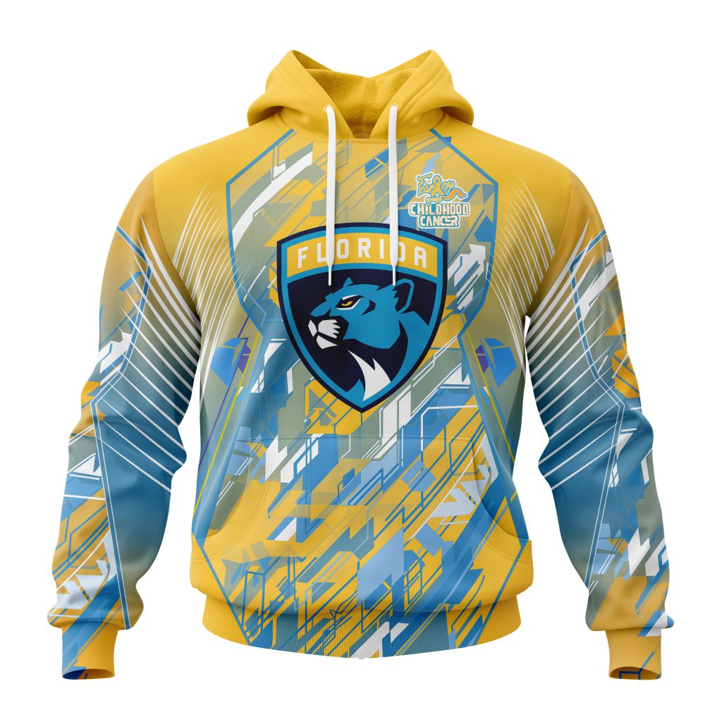 NHL Florida Panthers Against Childhood Cancer Pullover Hoodie