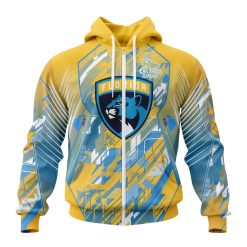 NHL Florida Panthers Against Childhood Cancer Zip Up Hoodie