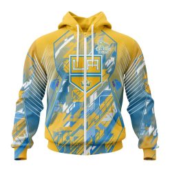 NHL Los Angeles Kings Against Childhood Cancer Zip Up Hoodie