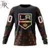 NHL Los Angeles Kings Custom Name Number Black History Month Sweatshirt