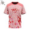 NHL Nashville Predators Custom Name x2 Date Valentine T-Shirt
