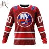 NHL New York Islanders Custom Name Number Valentine Gift Sweatshirt