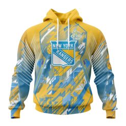 NHL New York Rangers Against Childhood Cancer Pullover Hoodie