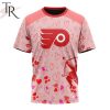 NHL Philadelphia Flyers Custom Name x2 Date Valentine T-Shirt