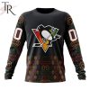 NHL Pittsburgh Penguins Custom Name Number Black History Month Sweatshirt