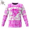 NHL Pittsburgh Penguins Custom Name Number Breast Cancer Awareness Month Sweatshirt