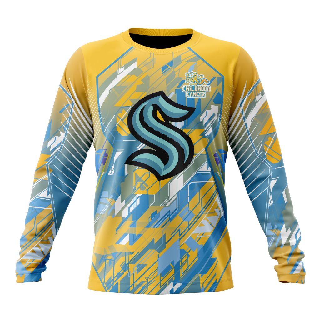 NHL Seattle Kraken Against Childhood Cancer Sweatshirt