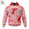 NHL St. Louis Blues Custom Name x2 Date Valentine Pullover Hoodie