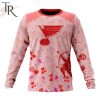 NHL St. Louis Blues Custom Name x2 Date Valentine Sweatshirt