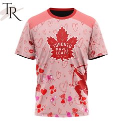 NHL Toronto Maple Leafs Custom Name x2 Date Valentine T-Shirt