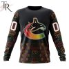 NHL Vancouver Canucks Custom Name Number Black History Month Sweatshirt