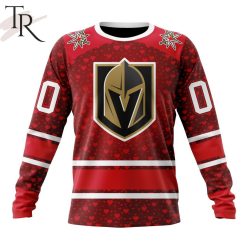 NHL Vegas Golden Knights Custom Name Number Valentine Gift Sweatshirt