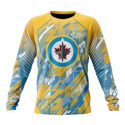 NHL Winnipeg Jets Against Childhood Cancer Sweatshirt