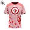 NHL Winnipeg Jets Custom Name x2 Date Valentine T-Shirt