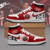 Sheffield United FC Custom Name Number Premier League 23 24 Air Jordan 1 High Sneakers