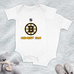 Alternative view of NHL Boston Bruins Newest Fan Baby Onesie
