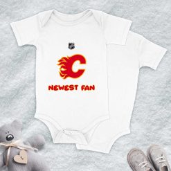 Alternative view of NHL Calgary Flames Newest Fan Baby Onesie