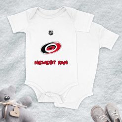 Alternative view of NHL Carolina Hurricanes Newest Fan Baby Onesie