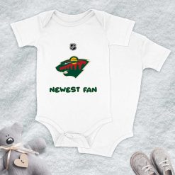 Alternative view of NHL Minnesota Wild Newest Fan Baby Onesie