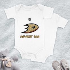 Alternative view of NHL Anaheim Ducks Newest Fan Baby Onesie