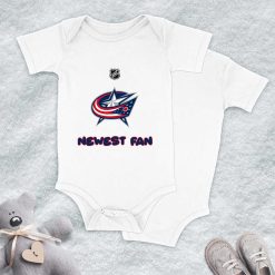 Alternative view of NHL Columbus Blue Jackets Newest Fan Baby Onesie