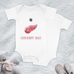 Alternative view of NHL Detroit Red Wings Newest Fan Baby Onesie