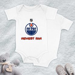 Alternative view of NHL Edmonton Oilers Newest Fan Baby Onesie
