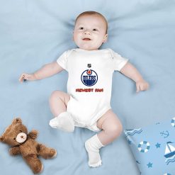 NHL Edmonton Oilers Newest Fan Baby Onesie