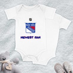 Alternative view of NHL New York Rangers Newest Fan Baby Onesie