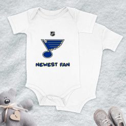 Alternative view of NHL St. Louis Blues Newest Fan Baby Onesie