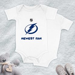 Alternative view of NHL Tampa Bay Lightning Newest Fan Baby Onesie