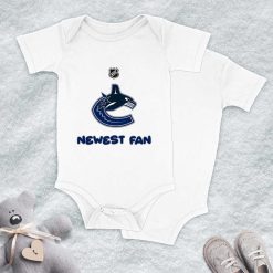 Alternative view of NHL Vancouver Canucks Newest Fan Baby Onesie