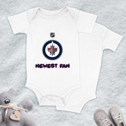 Alternative view of NHL Winnipeg Jets Newest Fan Baby Onesie