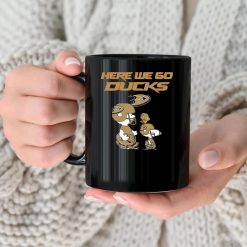 NHL Anaheim Ducks Here We Go Ducks Black Ceramic Mug
