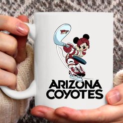 NHL Arizona Coyotes Mickey White Ceramic Mug
