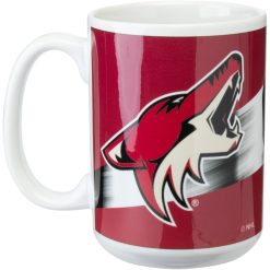 NHL Arizona Coyotes Red White Ceramic Mug