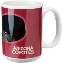 Alternative view of NHL Arizona Coyotes Red White Ceramic Mug