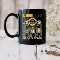 Alternative view of NHL Boston Bruins Legends Bergeron And Krejci Black Ceramic Mug