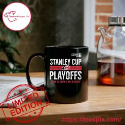 NHL Carolina Hurricanes 2024 Stanley Cup Playoffs Black Ceramic Mug