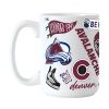 NHL Colorado Avalanche Founded 1995 White Ceramic Mug