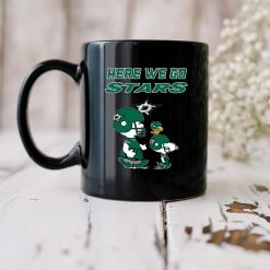 Alternative view of NHL Dallas Stars Here We Go Black Ceramic Mug