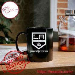 NHL Los Angeles Kings 2024 Stanley Cup Playoffs Black Ceramic Mug