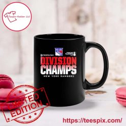 NHL New York Rangers Metropolitan Division Champions Black Ceramic Mug