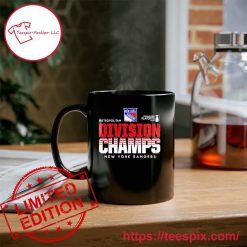 Alternative view of NHL New York Rangers Metropolitan Division Champions Black Ceramic Mug