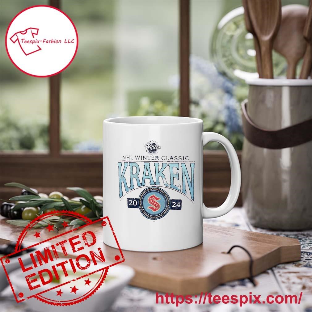 NHL Seattle Kraken 2024 Winter Classic Distressed White Ceramic Mug