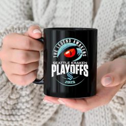 NHL Seattle Kraken The Legend Awakens Black Ceramic Mug